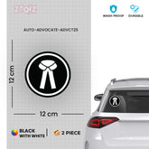 Zaqiz Stickers Advocate Car & Bike Stickers – Show Your Profession with Pride
